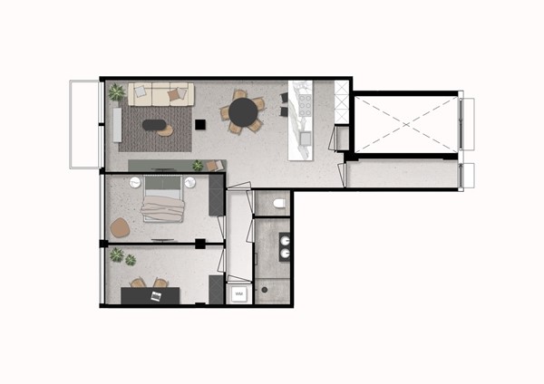 Floorplan - Hilledijk 87A, 3072 RD Rotterdam